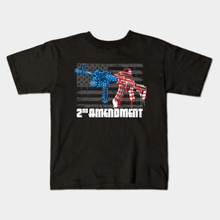 2nd Amendment US Flag MAGA KAG Kids T-Shirt